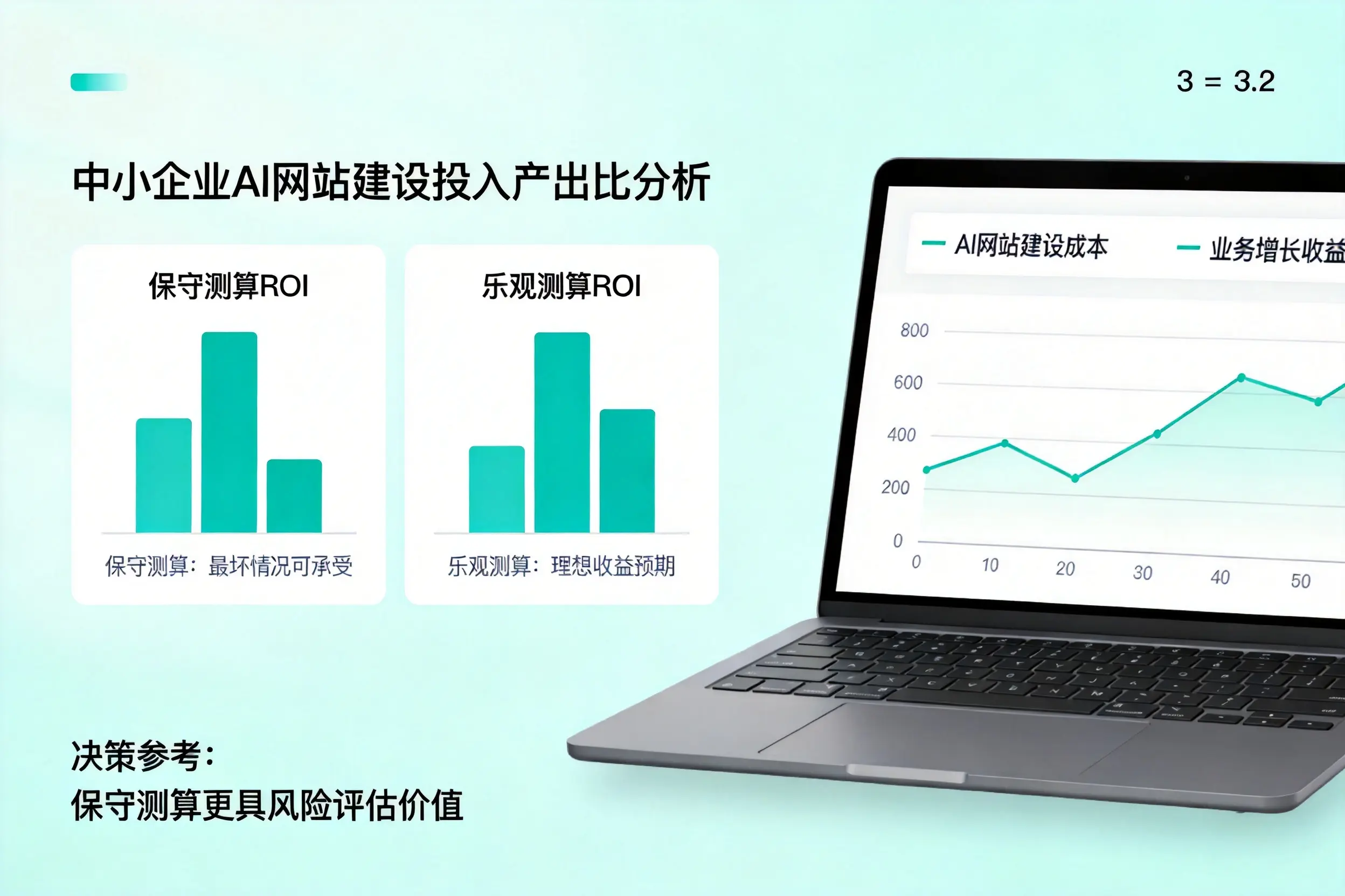 吉林市中小企业AI网站建设投入产出比怎么算？先看这份分析