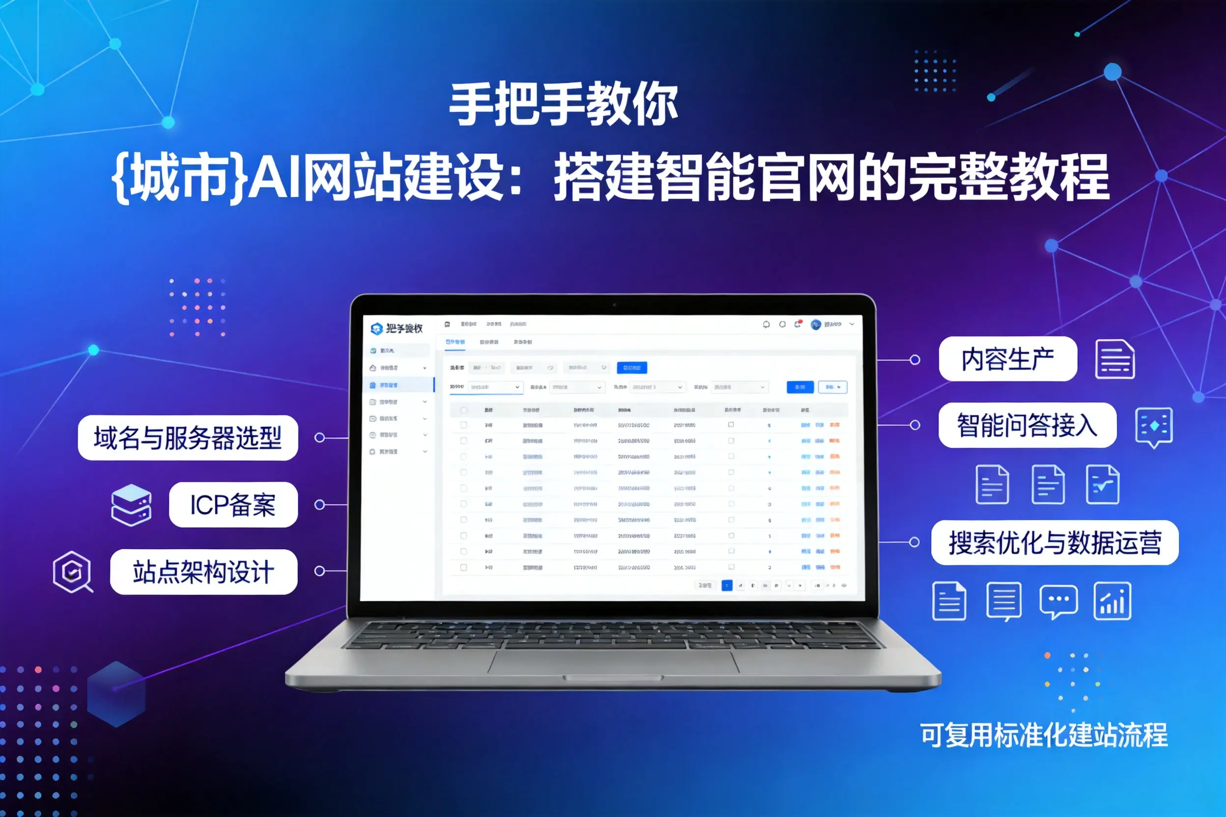 手把手教你吉林市AI网站建设：搭建智能官网的完整教程