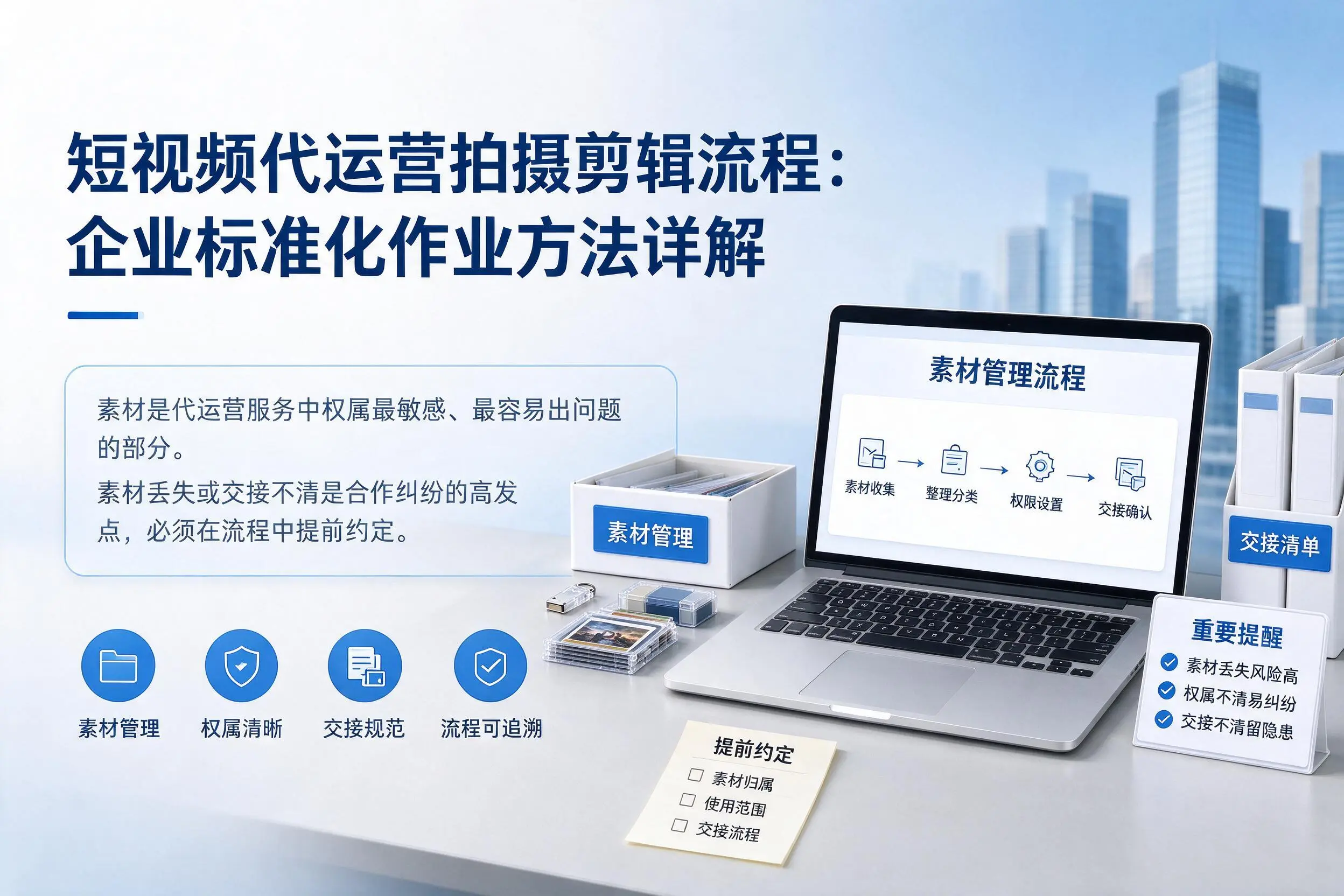 短视频代运营拍摄剪辑流程：吉林市企业标准化作业方法详解