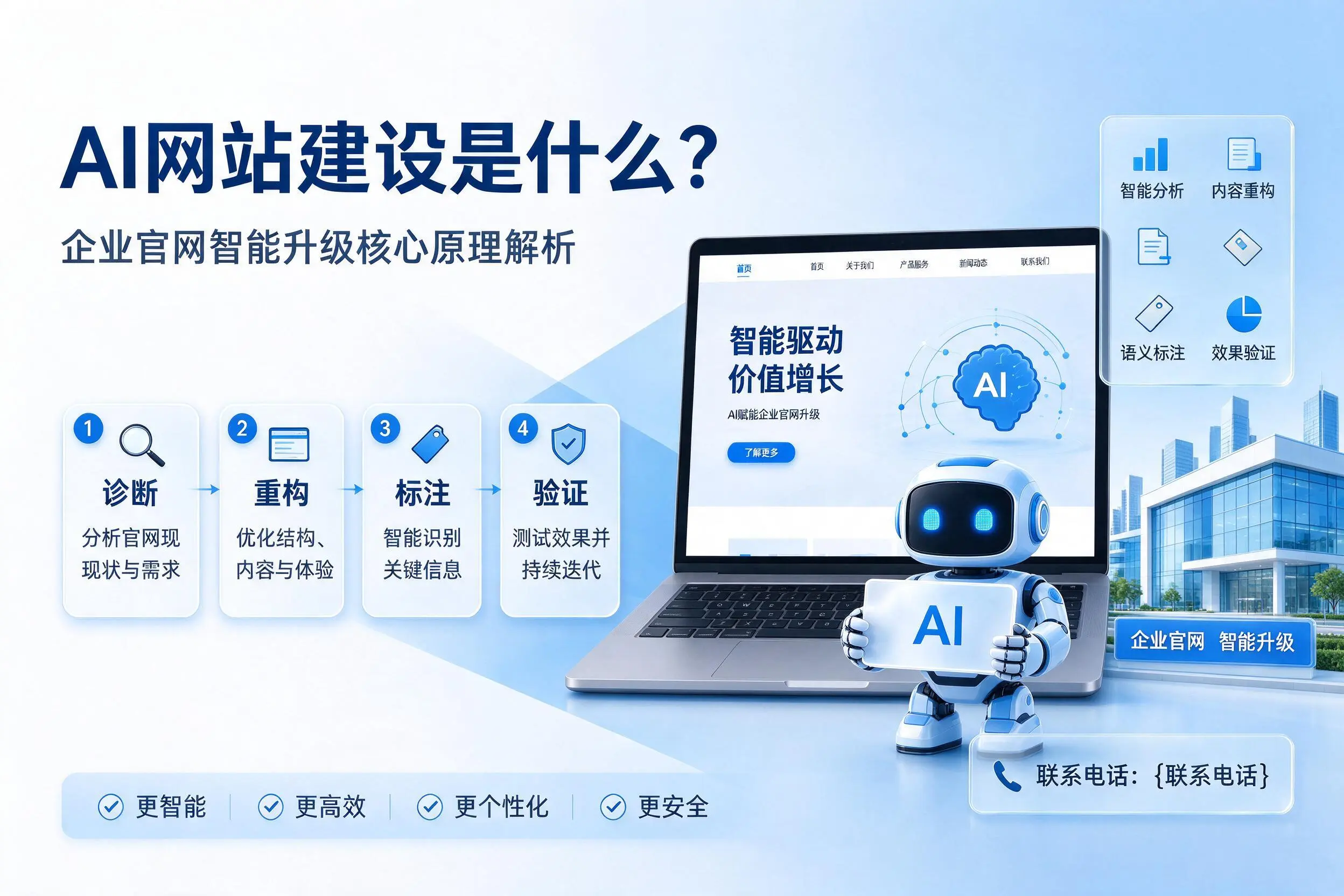 AI网站建设是什么？吉林市企业官网智能升级核心原理解析