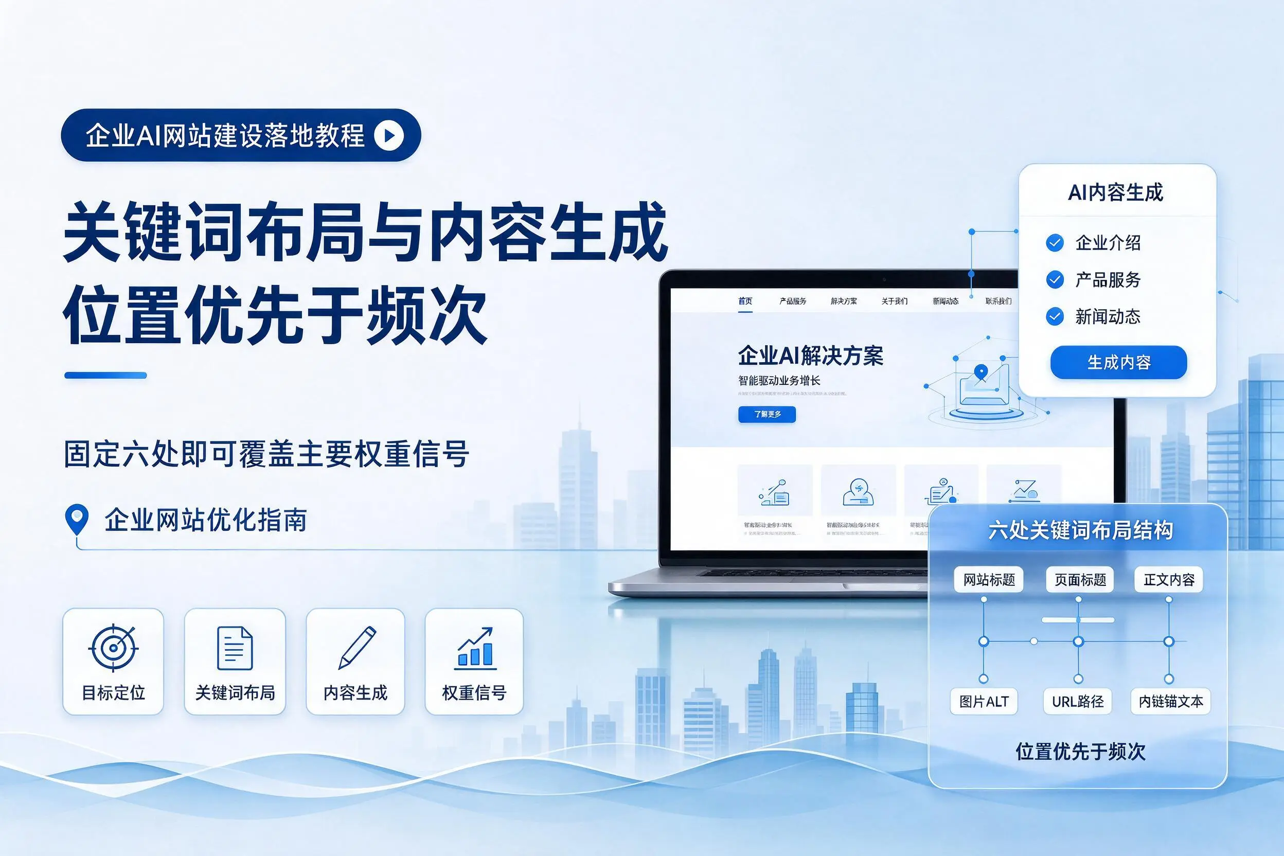 吉林市企业AI网站建设落地教程:关键词布局与内容生成